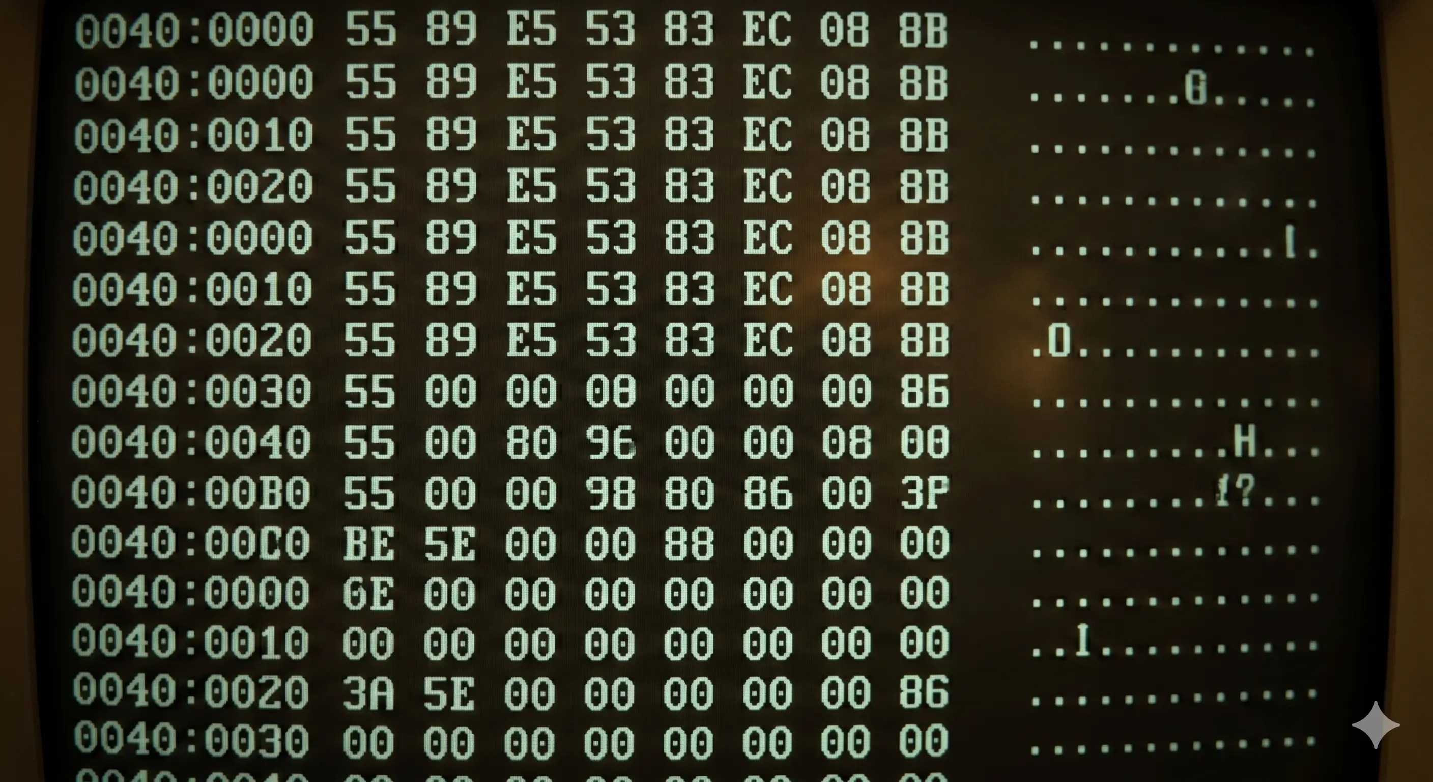 Código Máquina (El Dump Hexadecimal)
